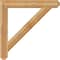 Ekena Millwork Traditional Craftsman Rough Sawn Bracket, Western Red Cedar, 6"W x 48"D x 48"H BKT06X48X48TRA04RWR - alternate 2